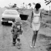 Femme et enfant, photo de Peter Lindbergh