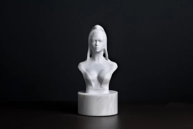 bustes de la collection des Mariannes du Sénat Buste à l'effigie de Brigitte Bardot