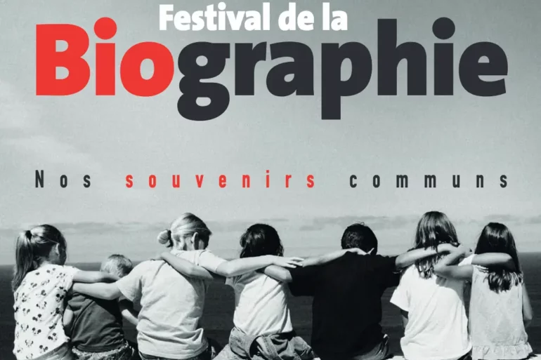 Affiche du Festival de la Biographie à Nîmes