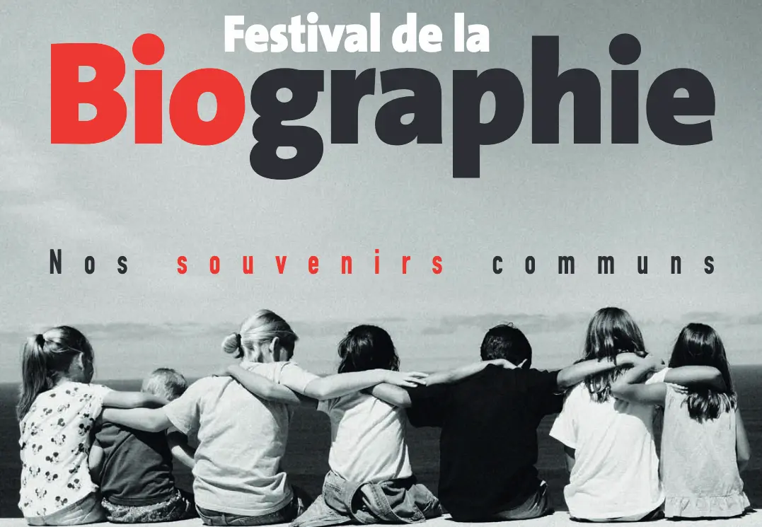 Affiche du Festival de la Biographie à Nîmes