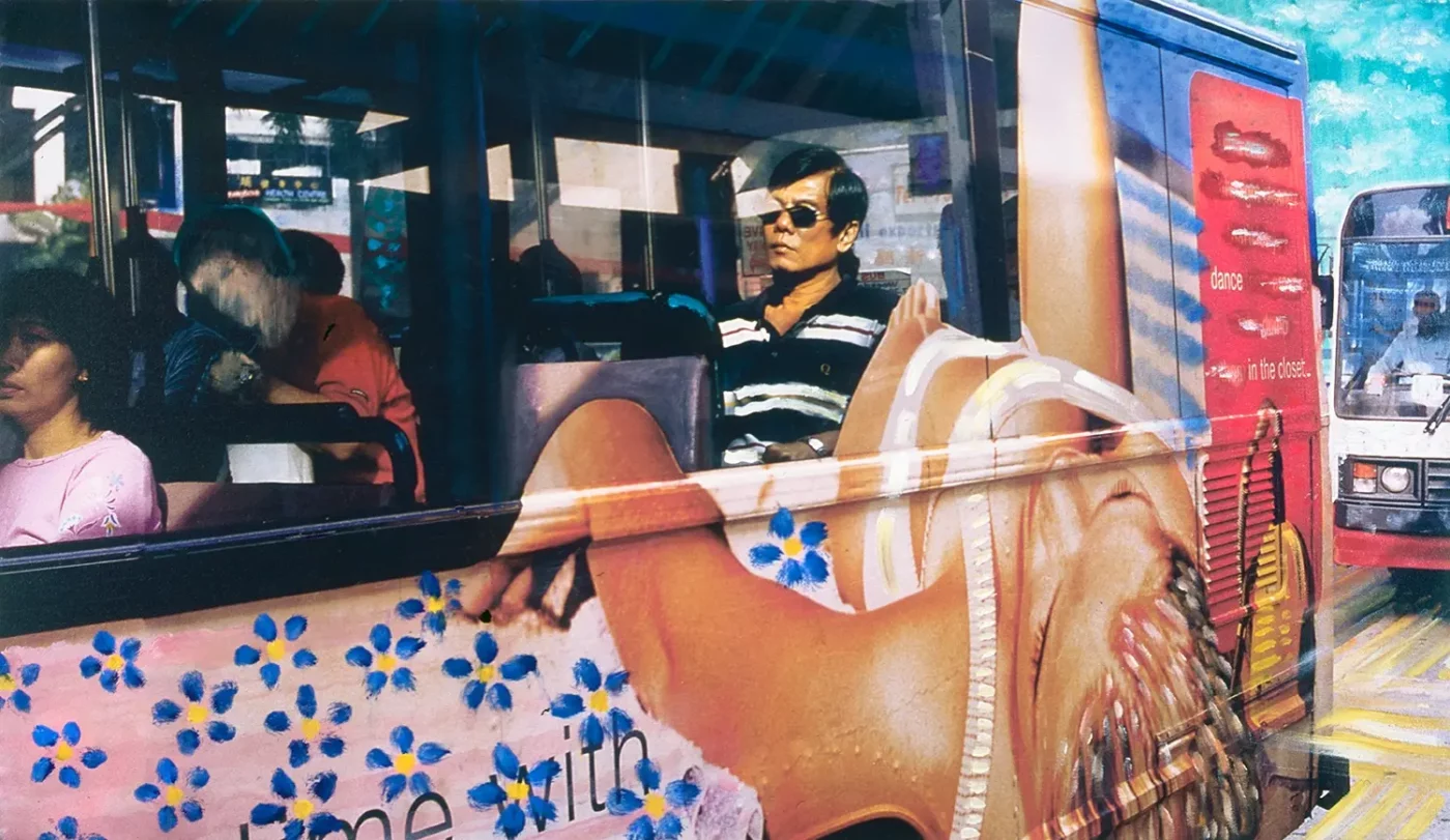 © Gilles Massot, Moving Pictures, Disturbed Realities, images mouvantes, réalités bousculées tirages numériques sur toile et acrylique, 2002