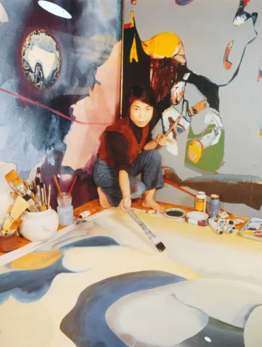 action geste peinture