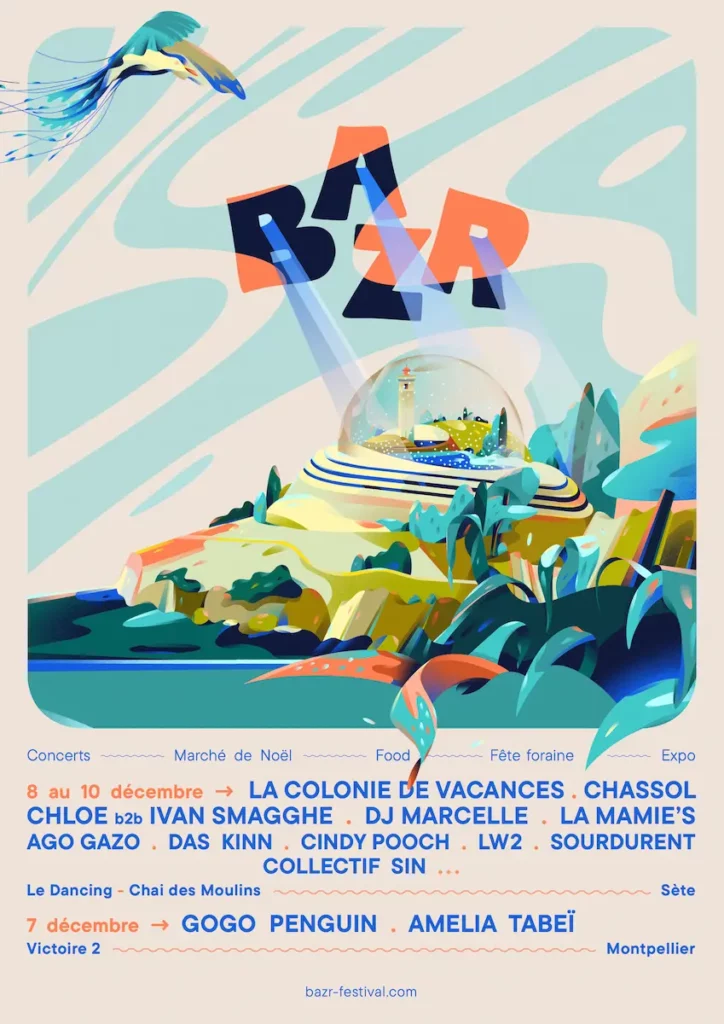 affiche du festival BAZR 2023