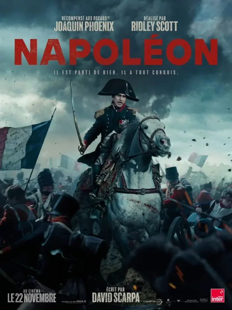 Affiche Napoléon Ridley Scott Joaquin Phoenix 
