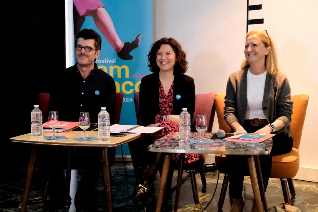 Conférence de presse Nîmes Festival FlamencoSophie Roulle - Chema Blanco - Amélie Casasole 