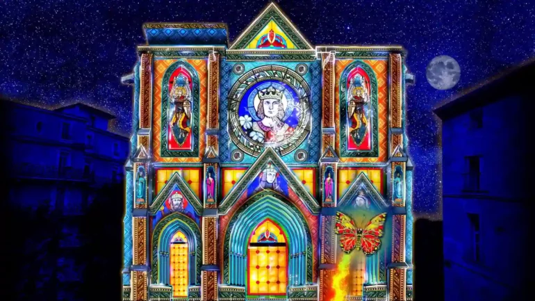 Visuel projection Veszprem - Eglise St Roch