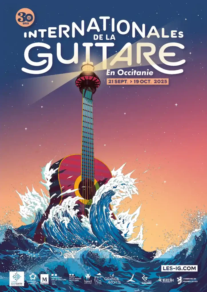 Affiche Ides nternationales de la guitare 2025