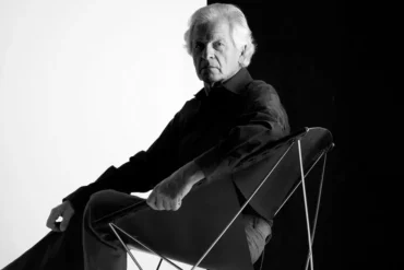 Portrait de Pierre Paulin pour la rétrospective du musée Fabre de Montpellier