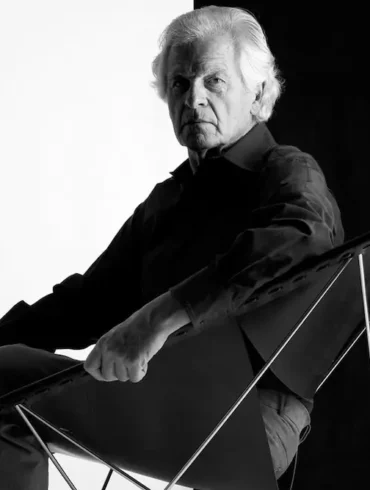 Portrait de Pierre Paulin pour la rétrospective du musée Fabre de Montpellier