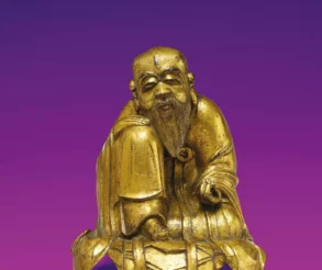 Œuvre d’art asiatique exposée dans l’hôtel de Cabrières-Sabatier d’Espeyran pour Guimet+ Montpellier