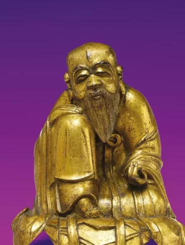 Œuvre d’art asiatique exposée dans l’hôtel de Cabrières-Sabatier d’Espeyran pour Guimet+ Montpellier