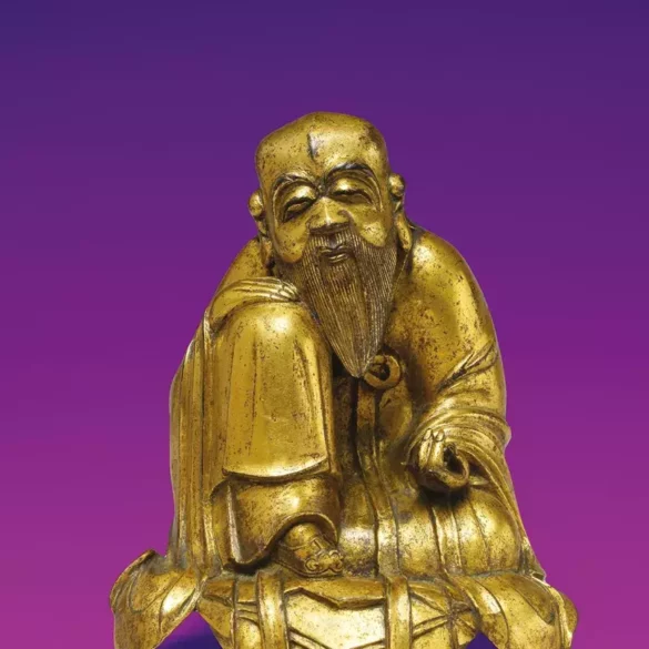 Œuvre d’art asiatique exposée dans l’hôtel de Cabrières-Sabatier d’Espeyran pour Guimet+ Montpellier