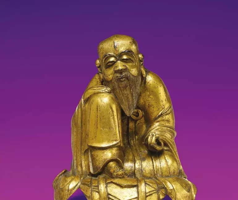 Œuvre d’art asiatique exposée dans l’hôtel de Cabrières-Sabatier d’Espeyran pour Guimet+ Montpellier