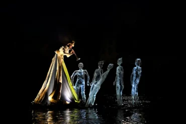 Spectacle Fabuleuse Traversée au Pont du Gard pour les 40 ans UNESCO