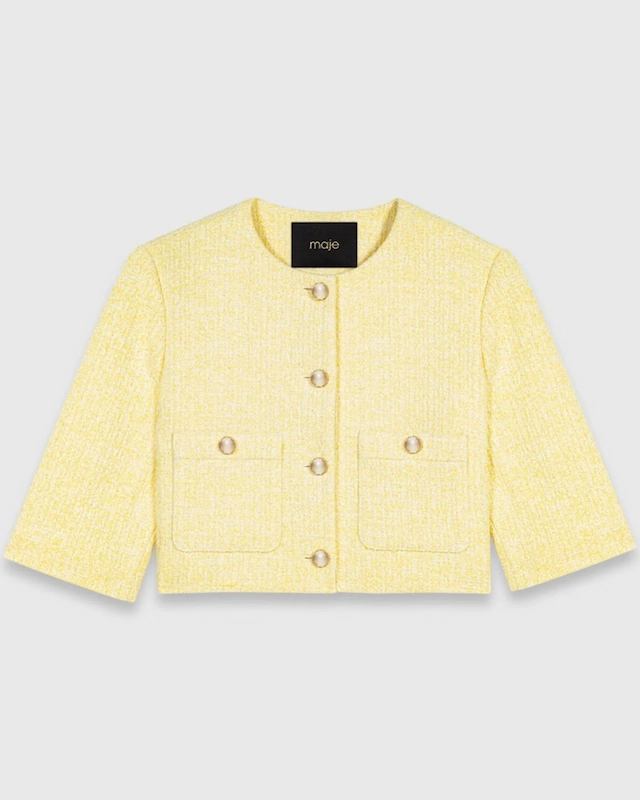 veste-tweed-jaune-maje