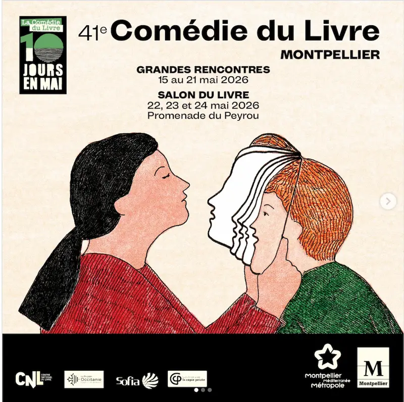 Affiche comédie du livre Montpellier 2026