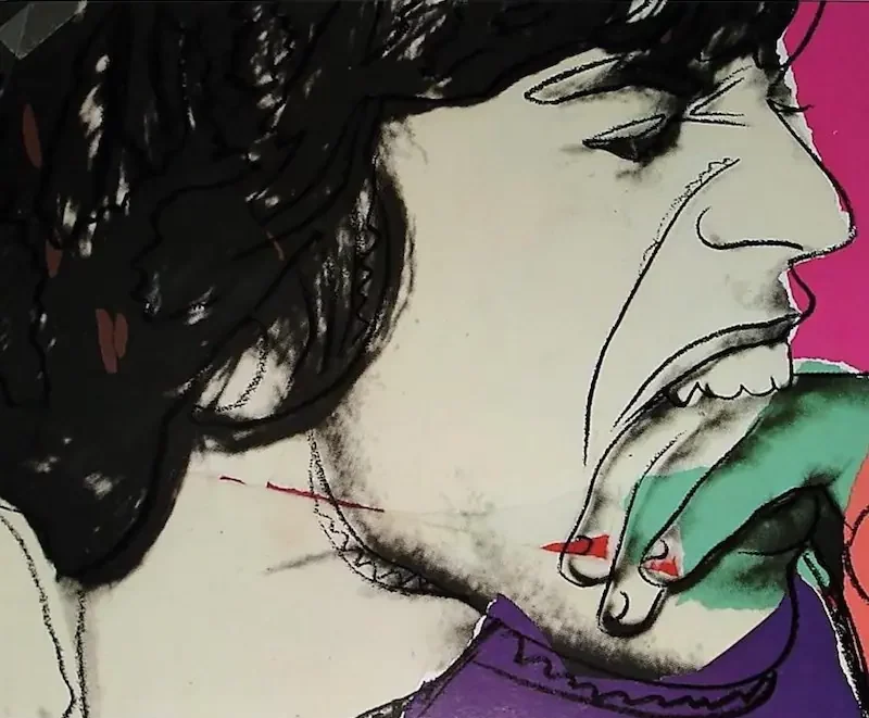 Andy Warhol Love you Live Rolling Stones
